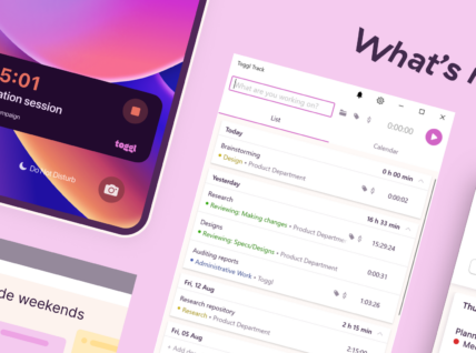 What’s new in Toggl Track • Q4 2022