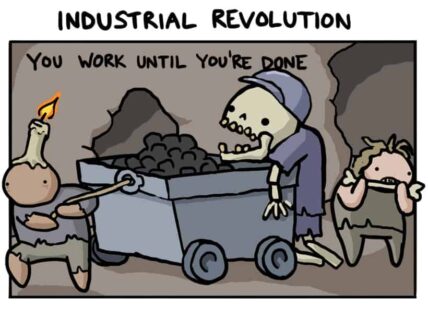 A Brief History of Work Time [Comic]