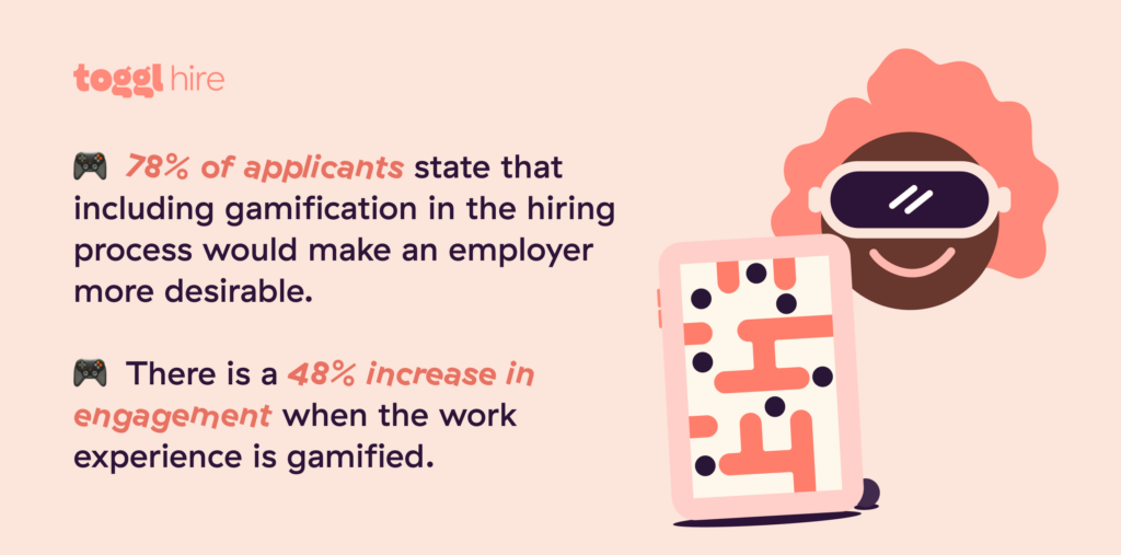 Gamification in recruiting statistics
