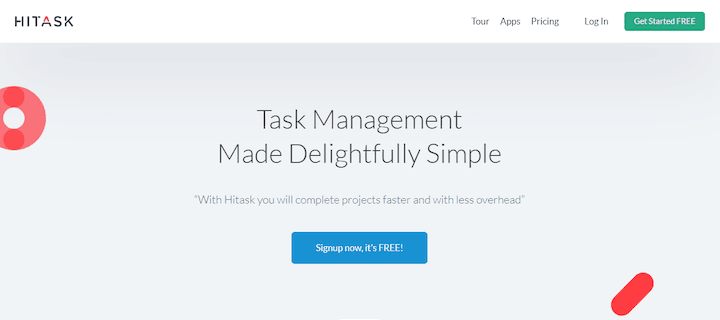 Hitask - Simple Project Management Software