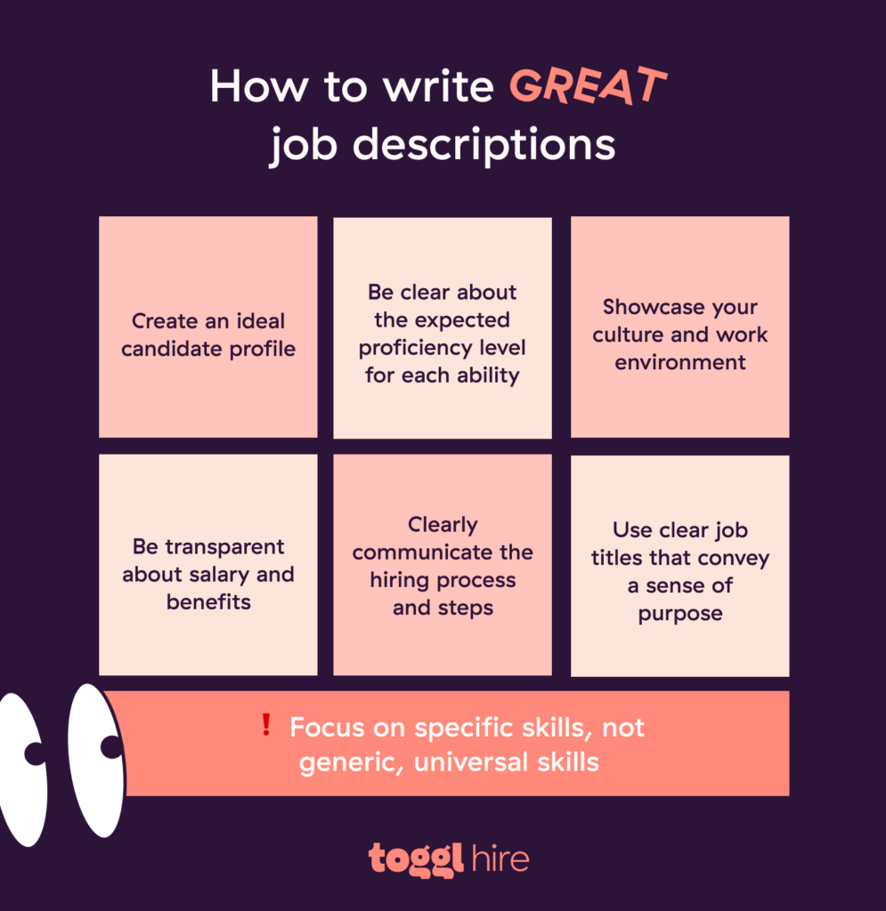 How to write better job descriptions