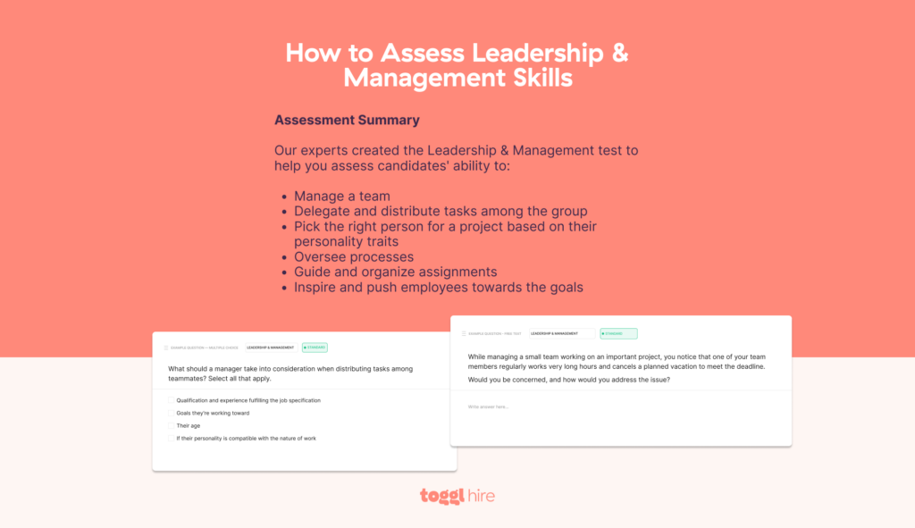How to assess leadership and management skills