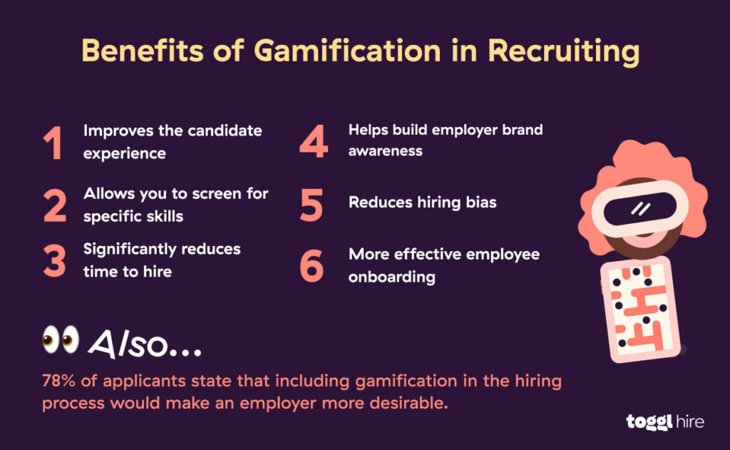 Benefits of gamification in recruiting