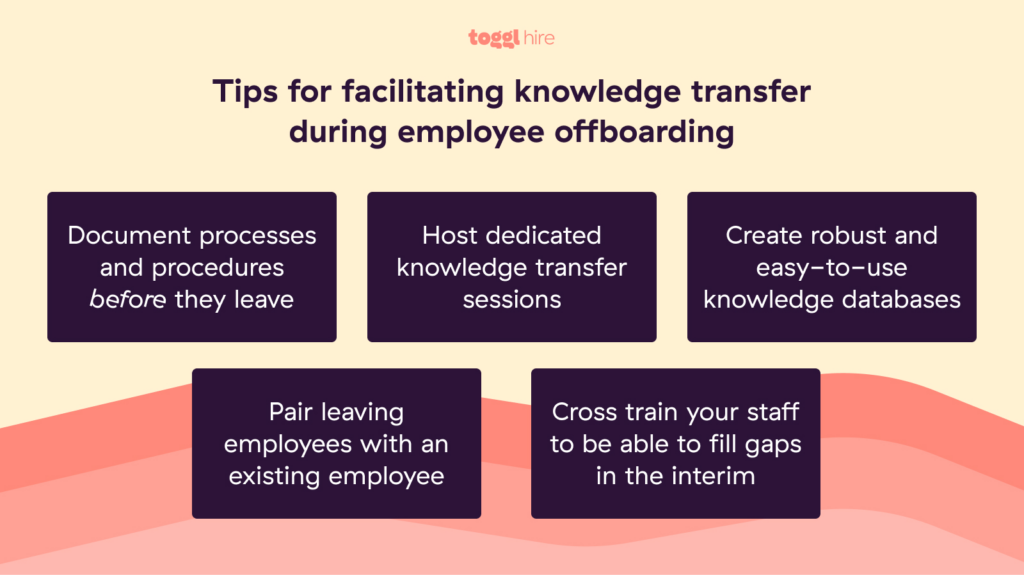 How to facilitate knowledge transfer in a business