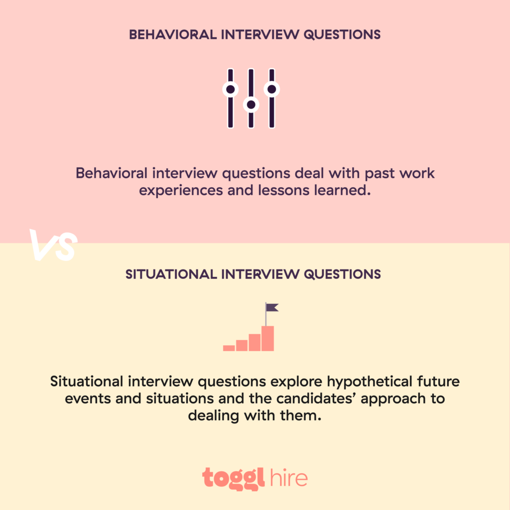 behavioral vs. situational questions