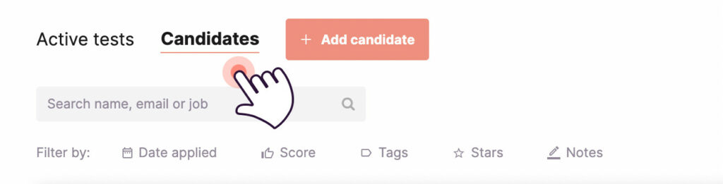 Toggl Hire smart ATS candidate search feature