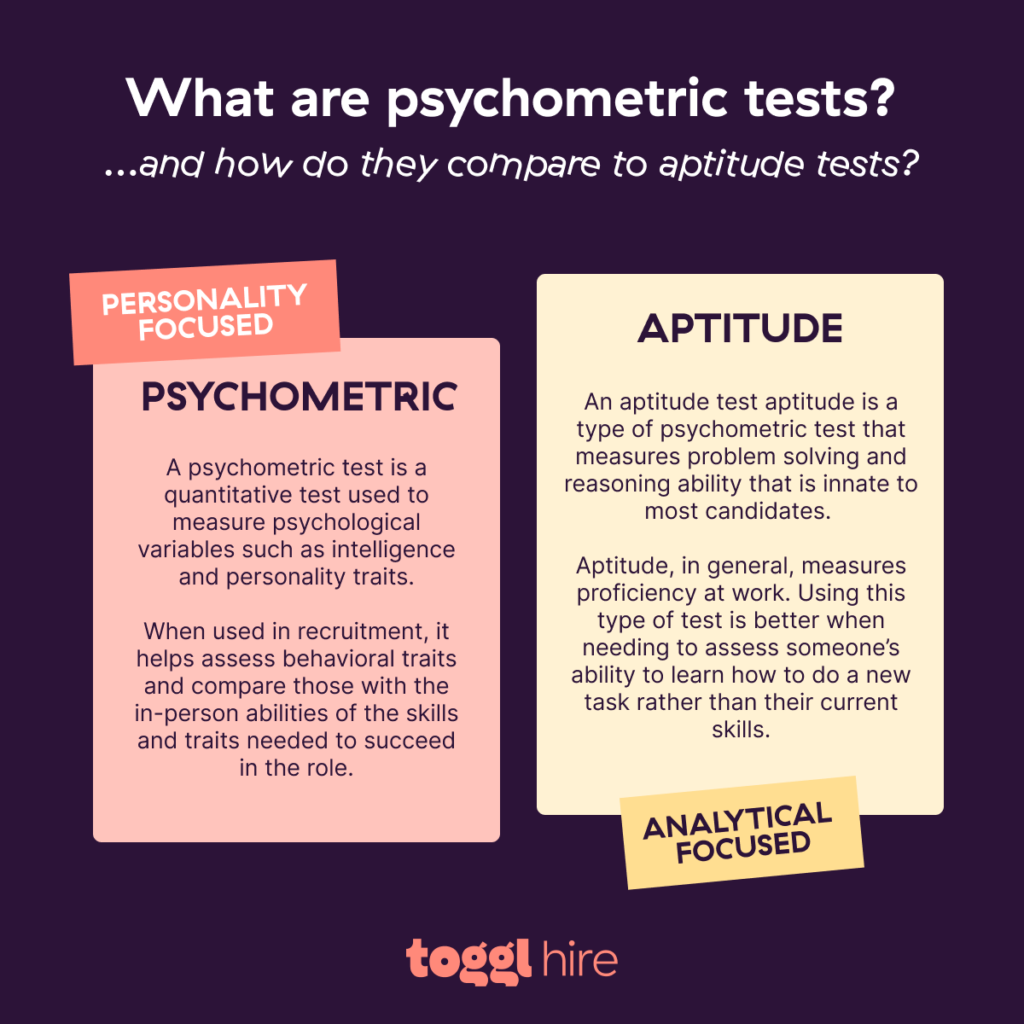 What are psychometric tests in recruitment?