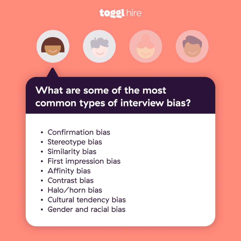 Types of interview bias