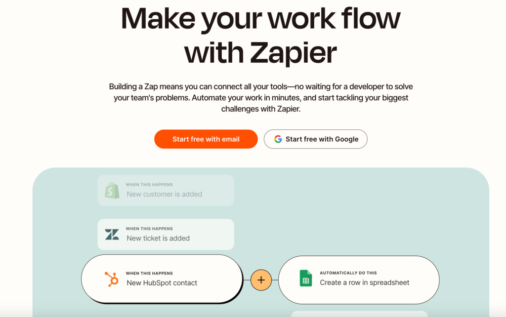 Zapier recruiting tool