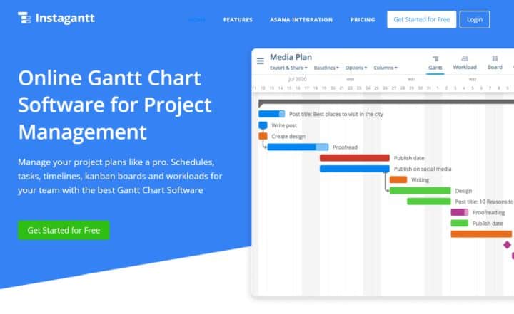 Instagantt - Online Gantt Chart Tool