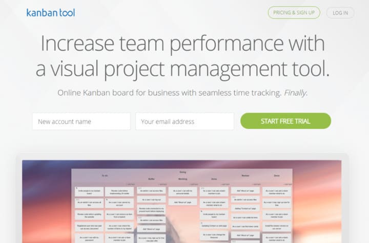 Kanban Tool - Kanban-based project management app