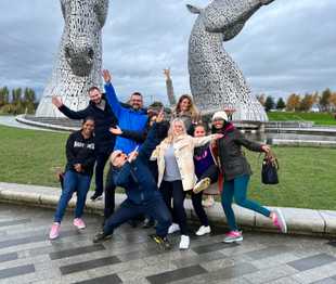 Photo of the a Toggl team in a meetup in Edinburgh