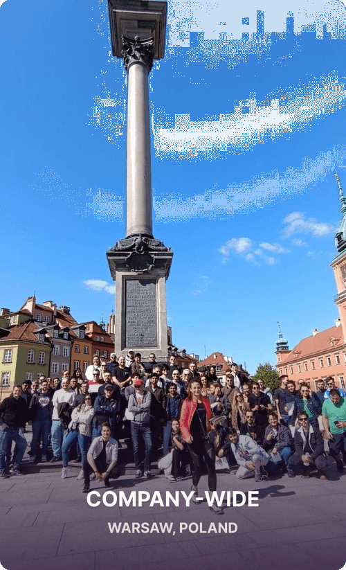 Photo of Togglers at a company meetup in Warsaw