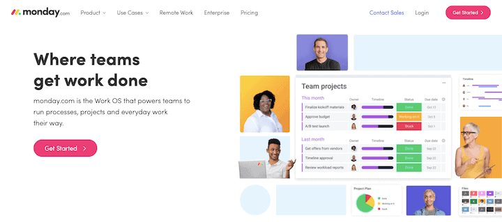 Monday.com - online collaboration and project management tool