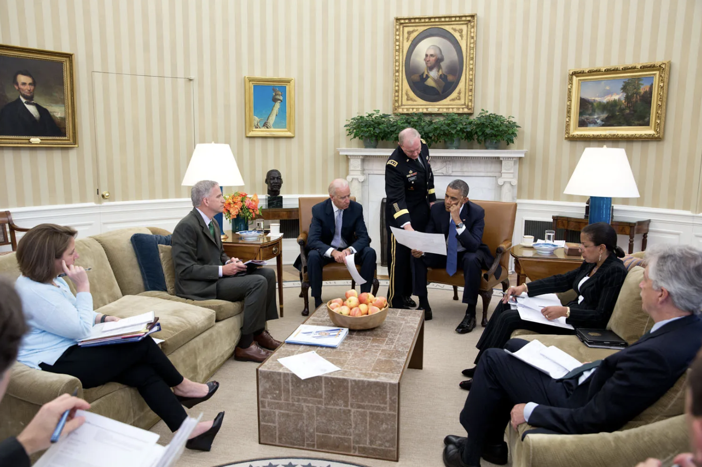 President Obama in the Oval Office