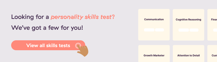 Personality skills tests