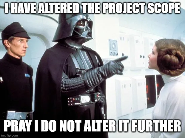 Project scope meme
