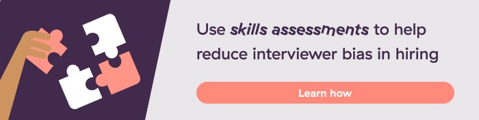 Skills based hiring to avoid bias