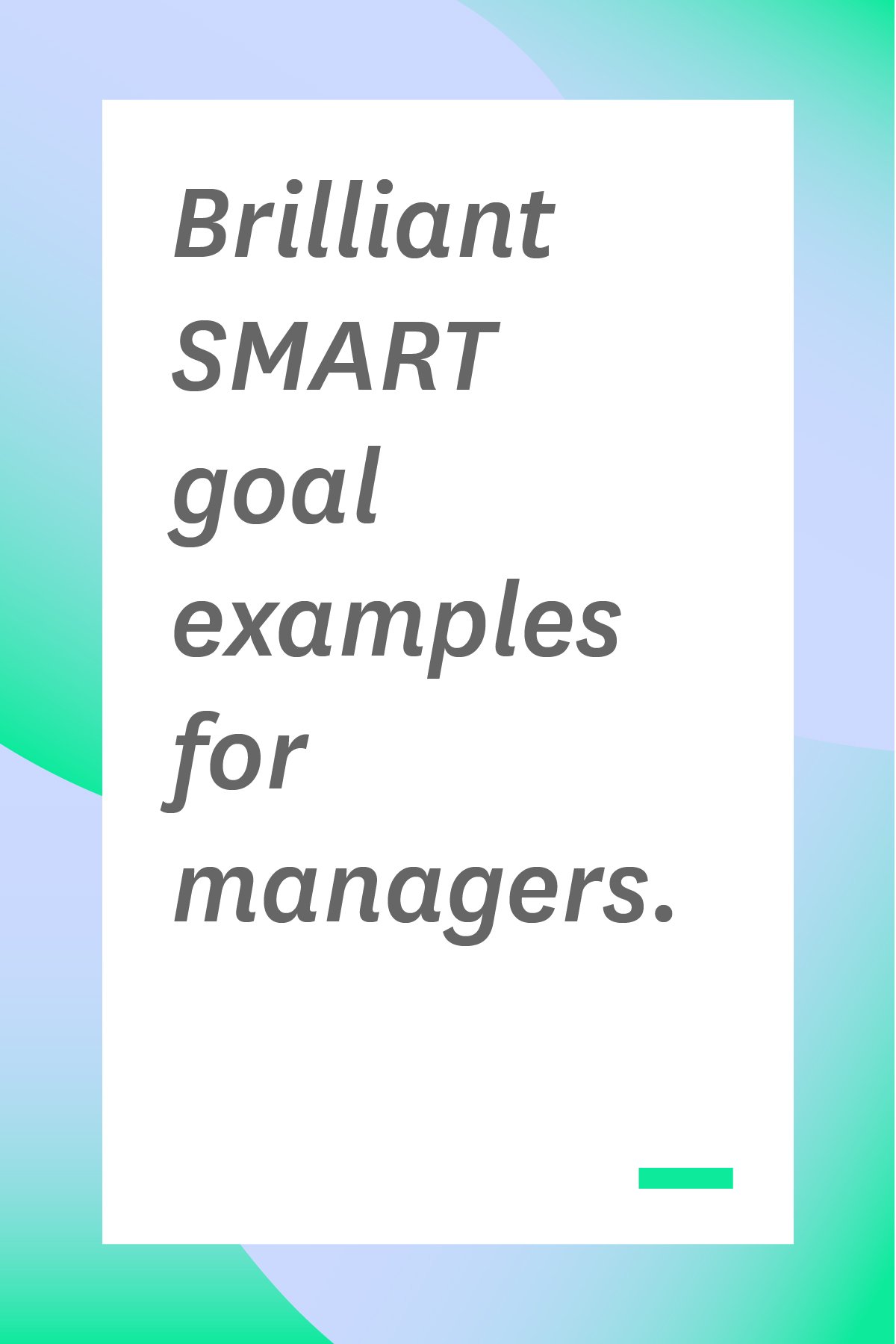 Does your team need SMART goals? These SMART goal examples will help you write your own goals more effectively, so your team can be more effective too. #smartgoals #goalsetting