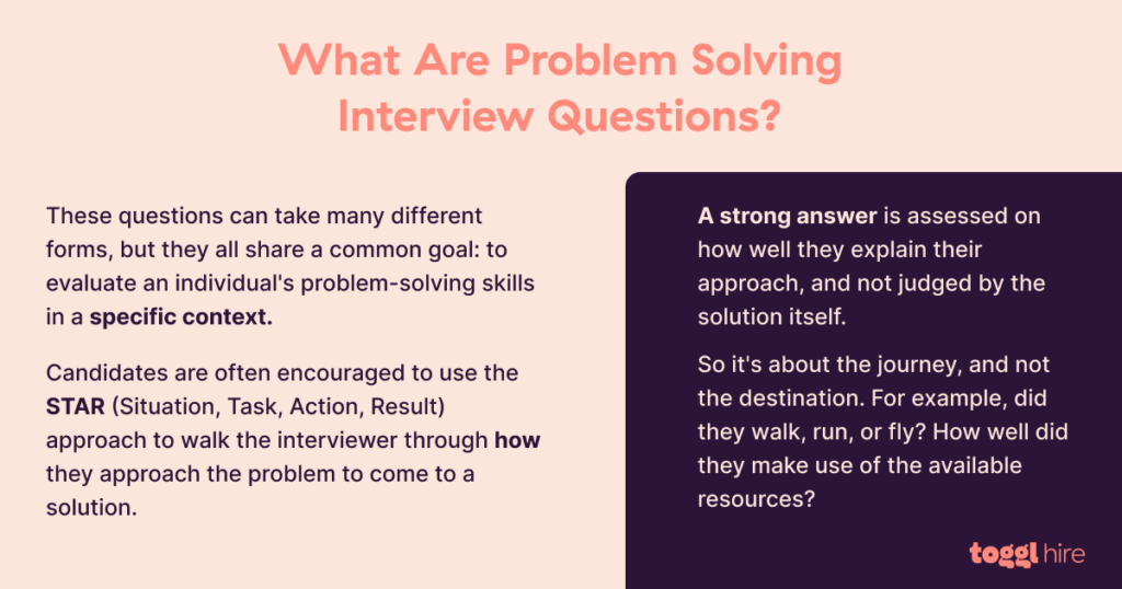 questions can take many different forms, but they all share a common goal: to evaluate an individual's problem-solving skills in a specific context
